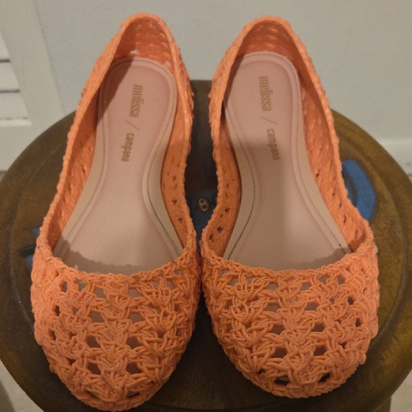 Melissa Shoes - Melissa Campana Women's Coral Flats